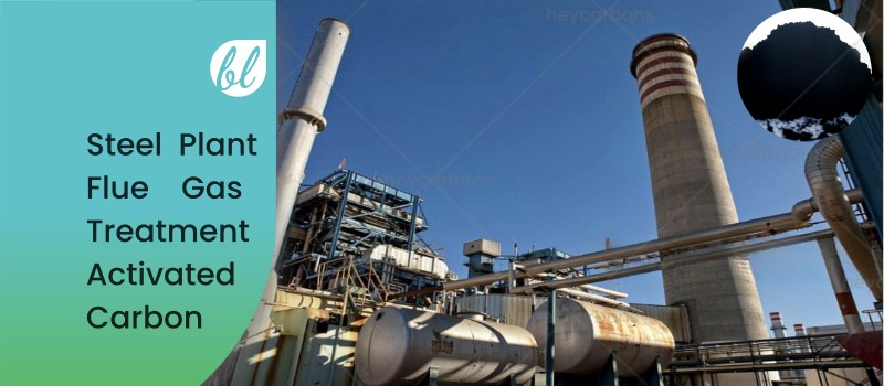 Powdered activated carbon for steel mill exhaust gas treatment