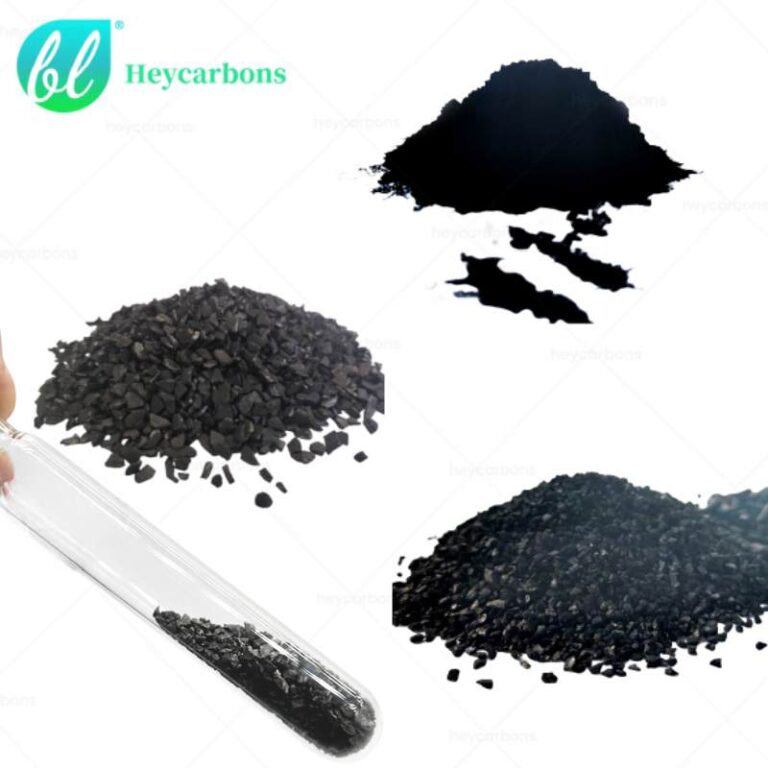 Acid washing activated carbon solution