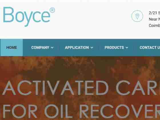 Boyce Carbon activated carbon supplier