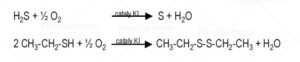 Chemical Formula of H2S and O2 remove H2S