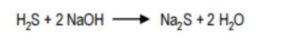 H2S and NaOH Chemical Formula for H2S remove